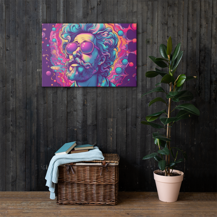 Insanity is Sanity - Psychedelic Wall Canvas